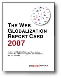 Web Globalization Report Card 2007