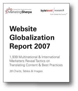 Website Globalization Report 2007