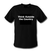 Think outside the country t-shirt