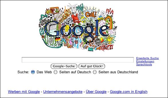 Google Germany for Euro 2008