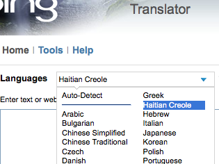 hatian creole translator