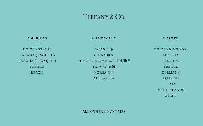 tiffany global gateway