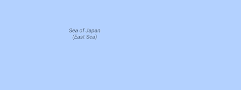 Google Sea of Japan East Sea