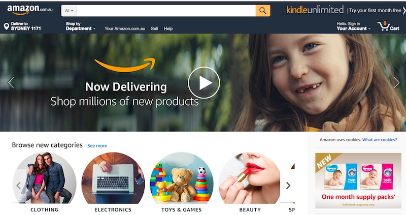 Day One for Amazon in Australia – Global by Design